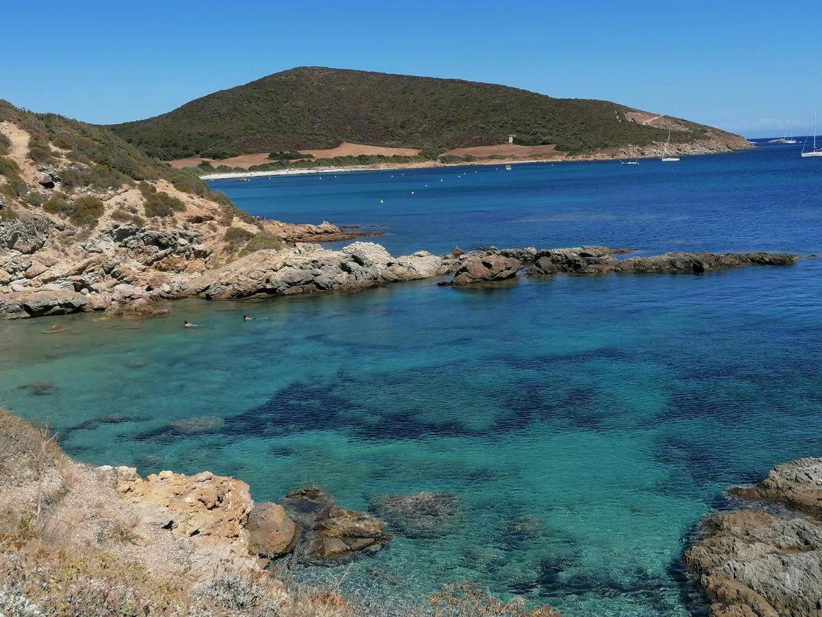 Coin De Paradis Vue Dominante Sur Mer, Montagne Et Tour Genoise Avec Jacuzzi Pino Екстер'єр фото