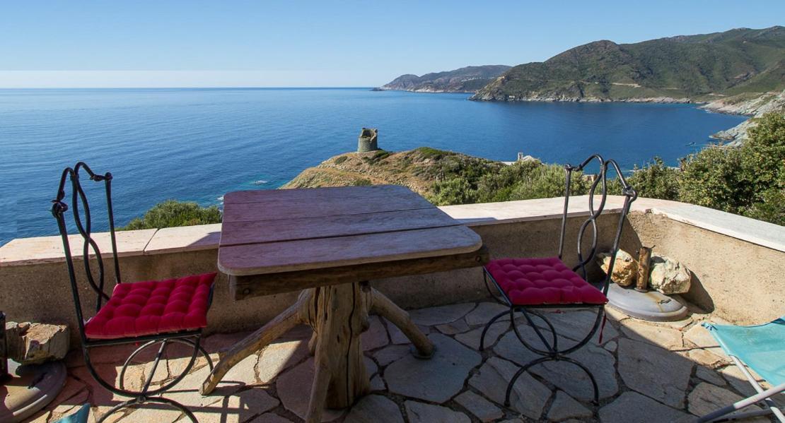 Coin De Paradis Vue Dominante Sur Mer, Montagne Et Tour Genoise Avec Jacuzzi Pino Екстер'єр фото